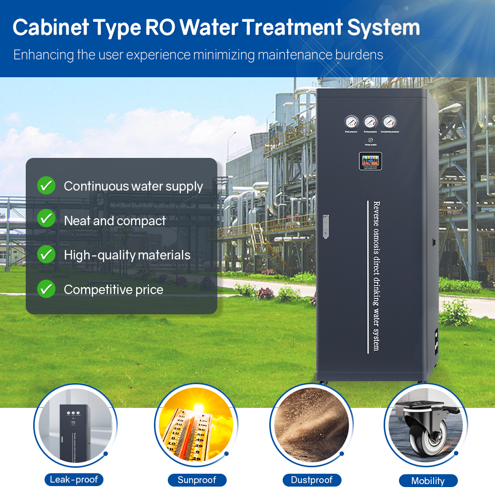 Compact design RO cabinet water treatment