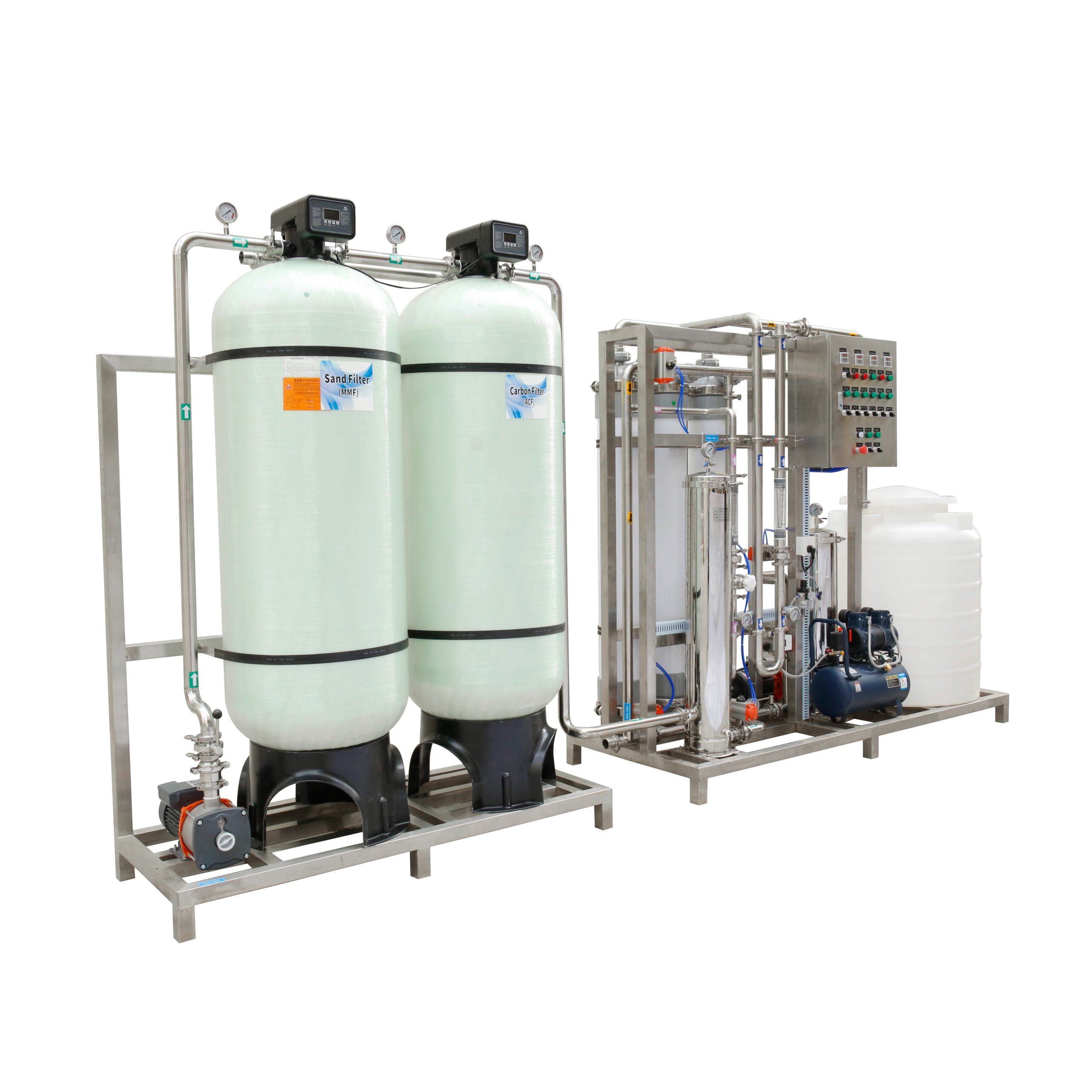 6TPH Ultrafiltration System with Quartz Sand Filtration